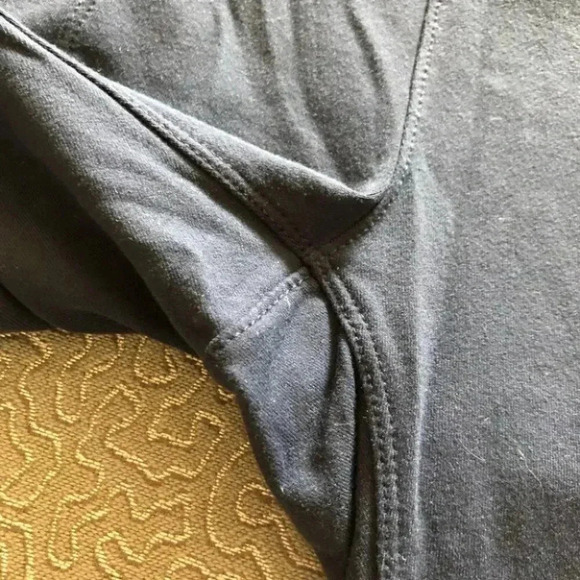 Athleta Metro Capri Crop Dark Blue Navy Leggings Tights Yoga Pants High Waist:XS - Picture 5 of 15